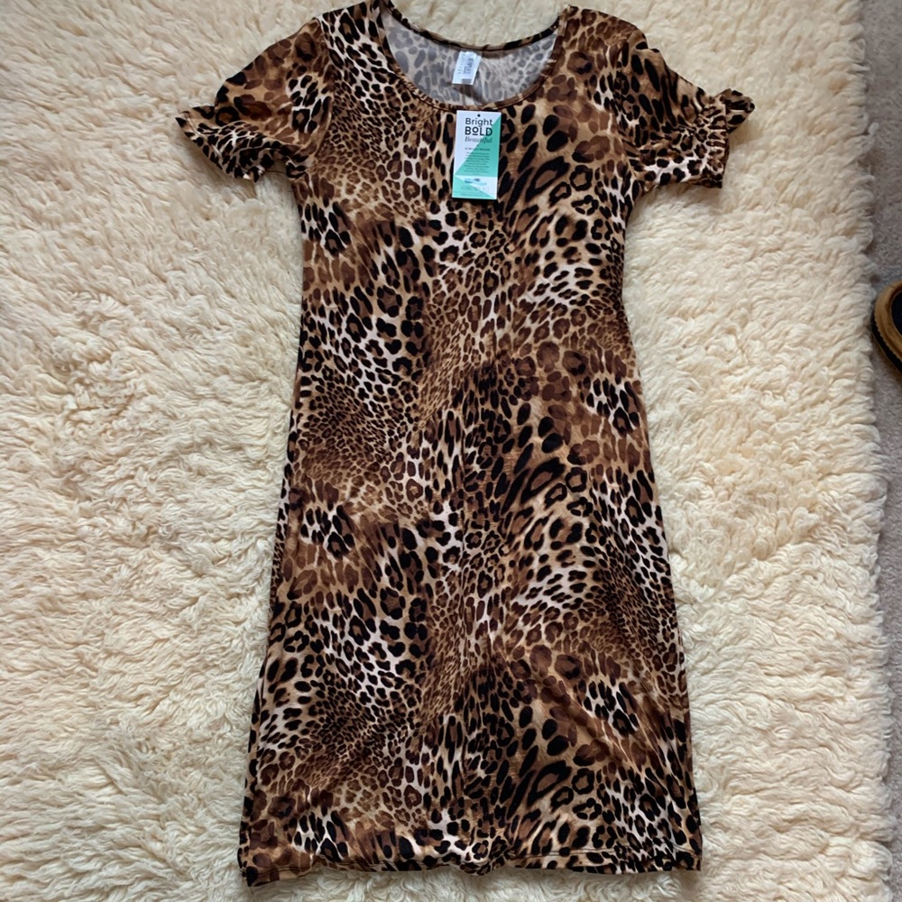 Leopard Print Dress - Picture 4 of 7